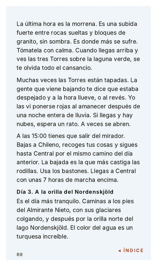 Página del Circuito W con el día de Base Torres